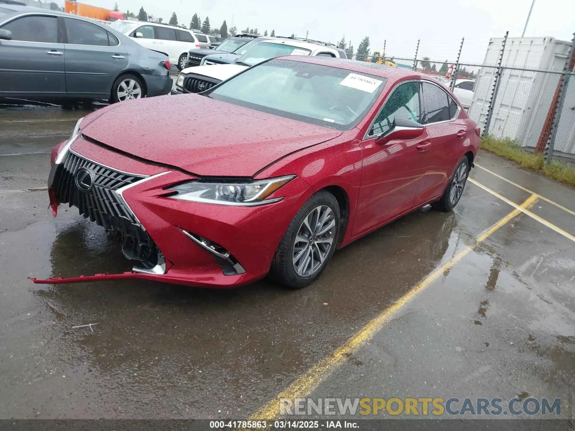 2 Фотография поврежденного автомобиля 58ACZ1B15NU119942 LEXUS ES 350 2022