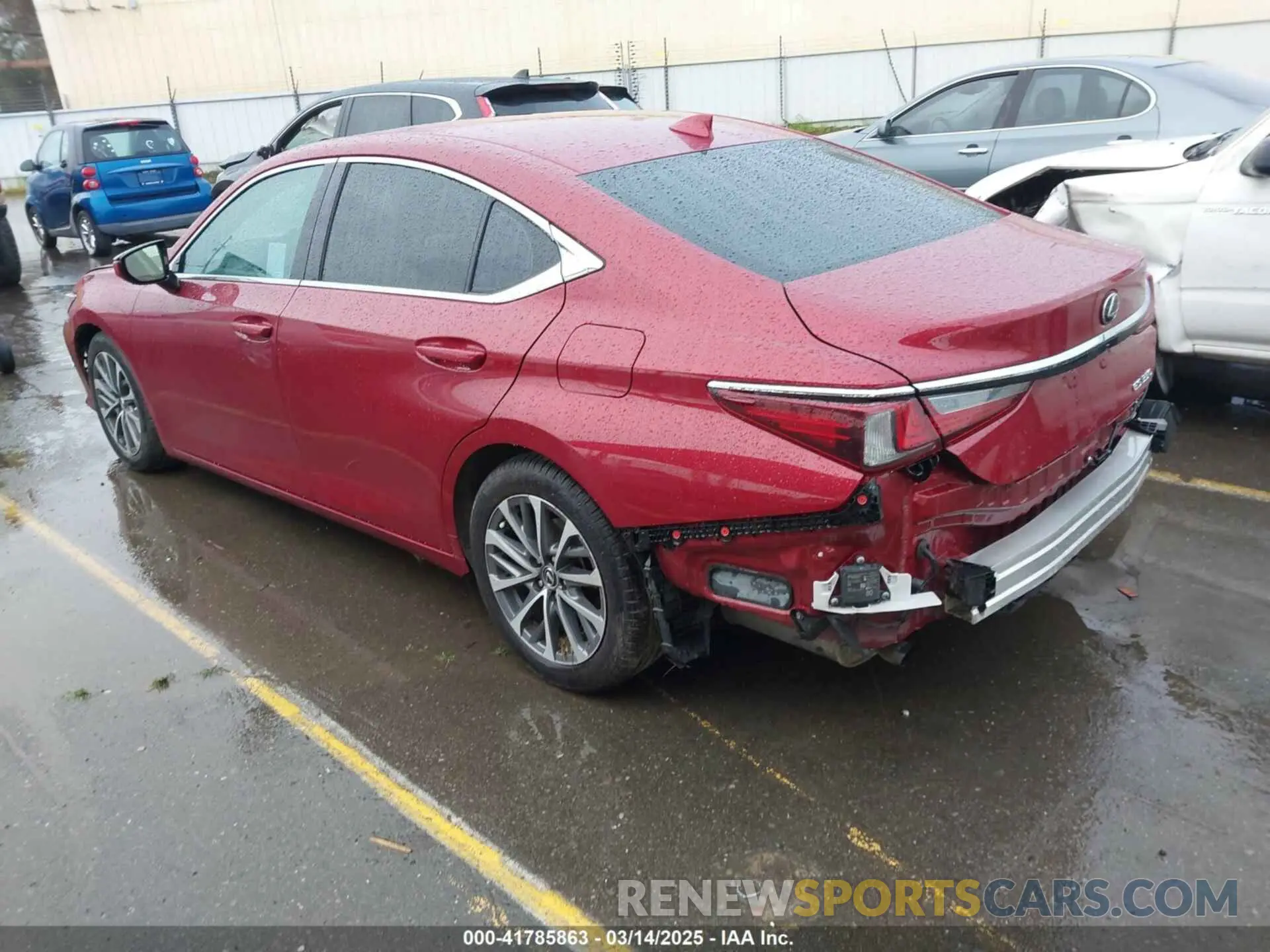 3 Фотография поврежденного автомобиля 58ACZ1B15NU119942 LEXUS ES 350 2022