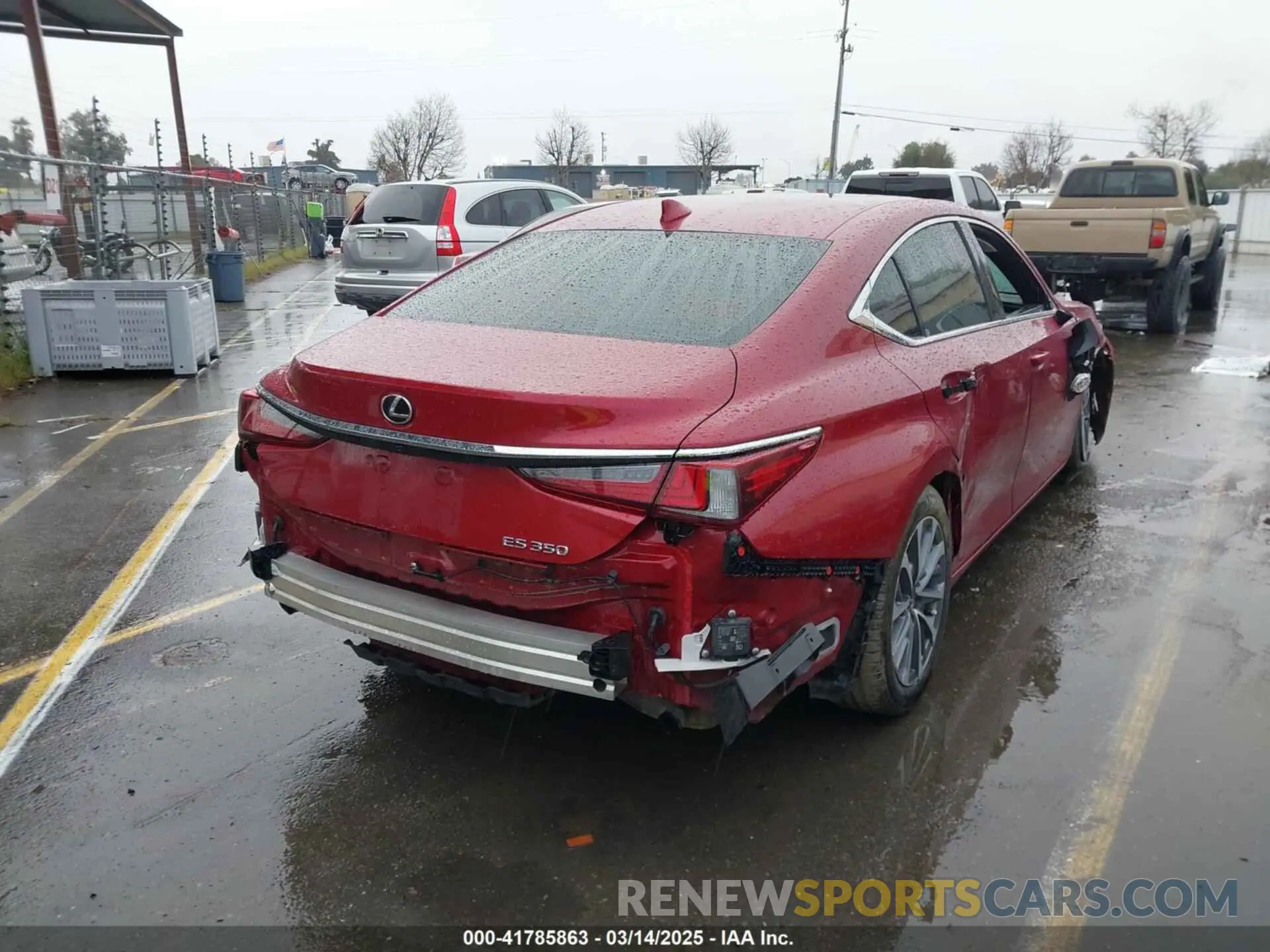 4 Фотография поврежденного автомобиля 58ACZ1B15NU119942 LEXUS ES 350 2022