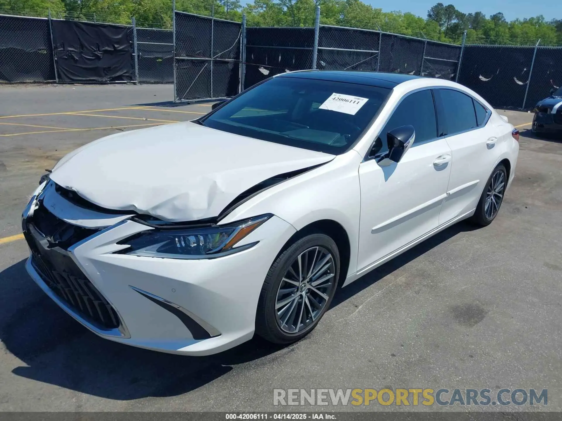 2 Photograph of a damaged car 58ADZ1B17NU128114 LEXUS ES 350 2022