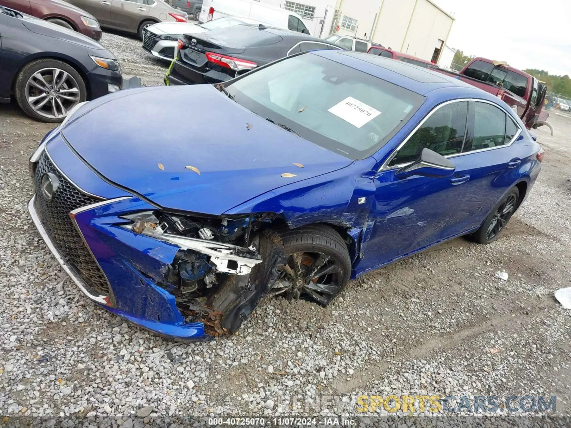 2 Photograph of a damaged car 58AJZ1B14NU127814 LEXUS ES 350 2022