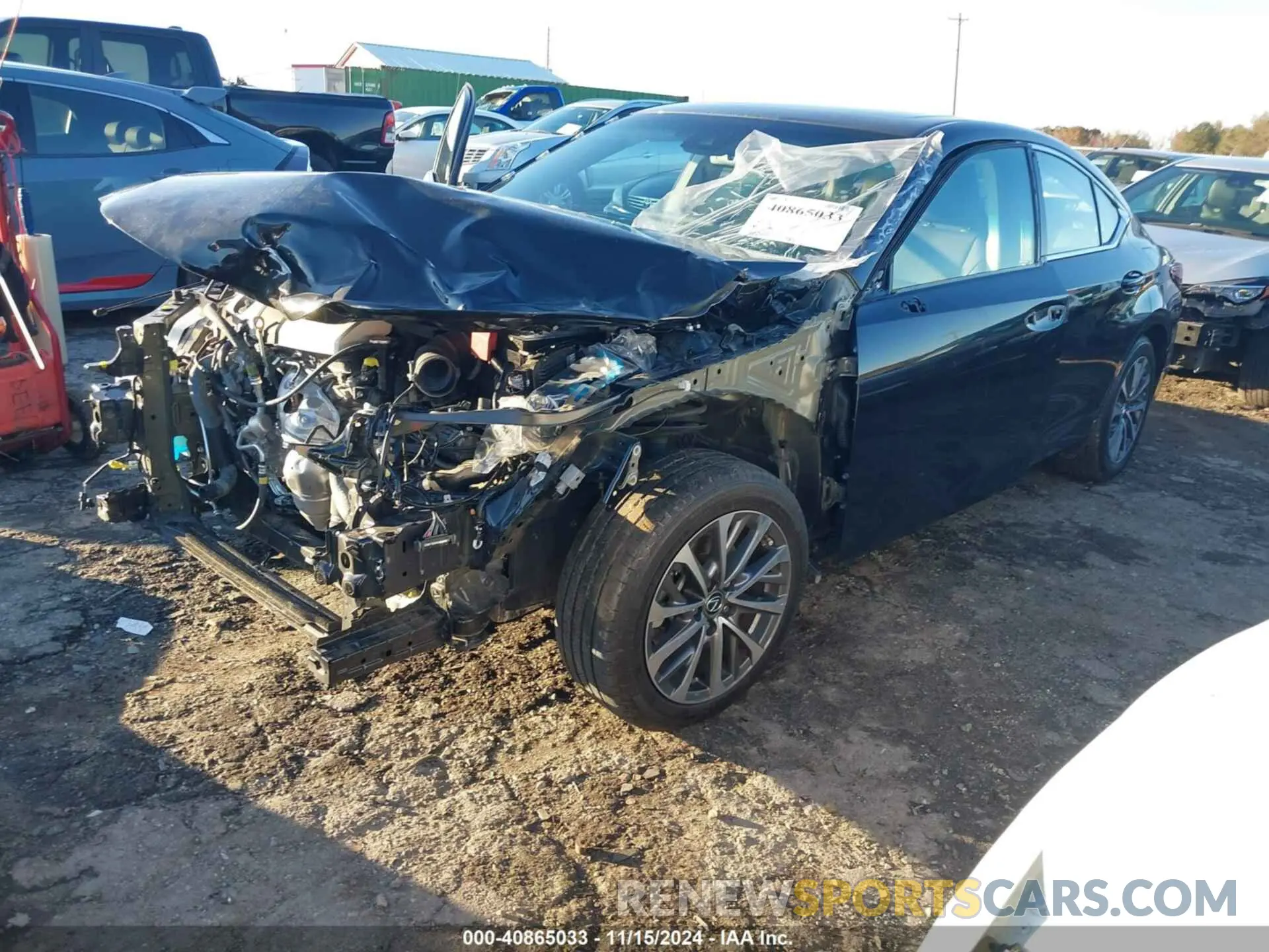 2 Photograph of a damaged car 58ACZ1B19PU146208 LEXUS ES 350 2023