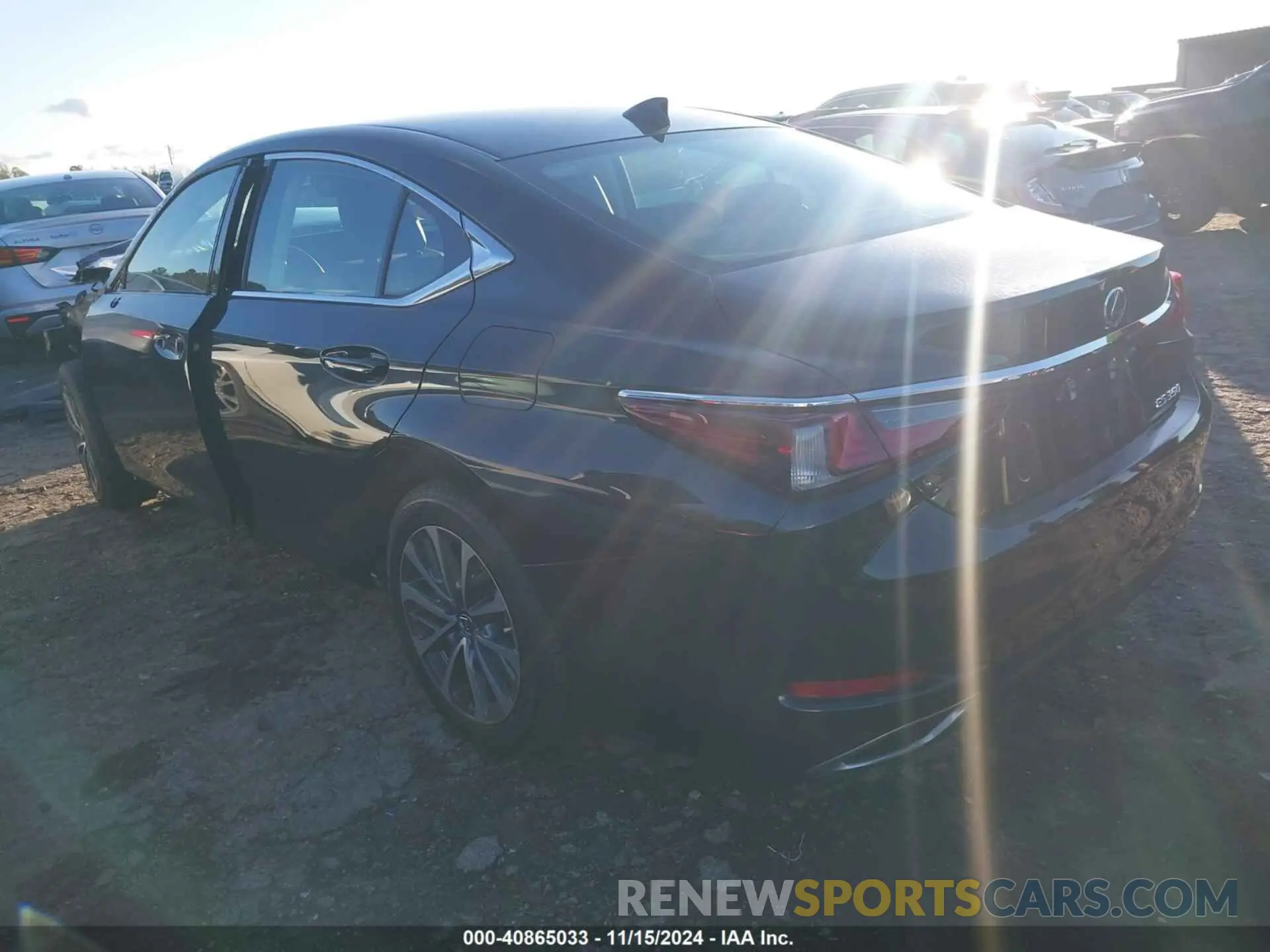 3 Photograph of a damaged car 58ACZ1B19PU146208 LEXUS ES 350 2023