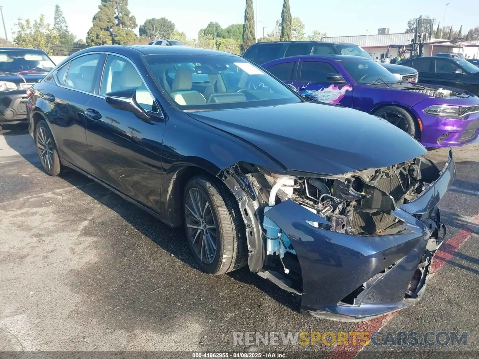 1 Photograph of a damaged car 58ADZ1B11PU142464 LEXUS ES 350 2023