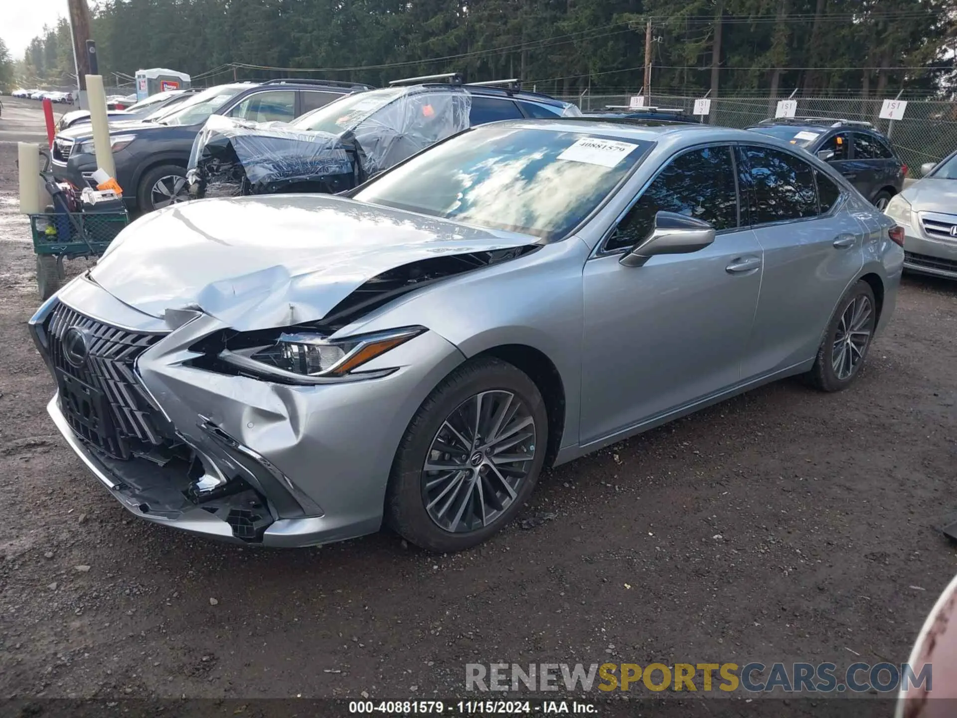 2 Photograph of a damaged car 58ADZ1B16PU143318 LEXUS ES 350 2023