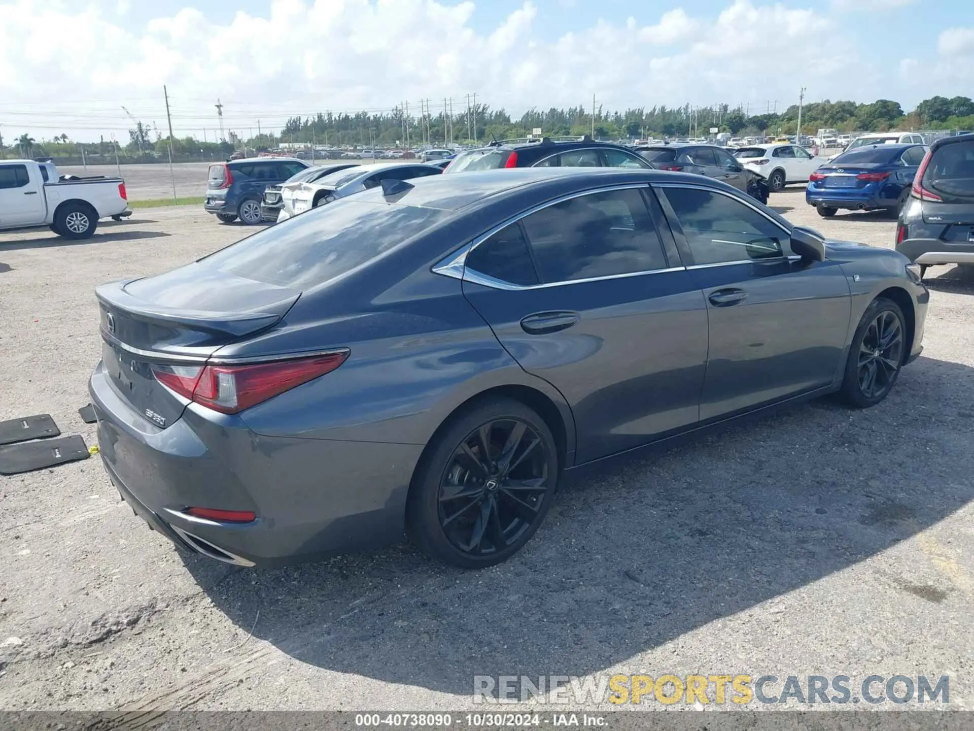 4 Фотография поврежденного автомобиля 58AJZ1B16PU152961 LEXUS ES 350 2023
