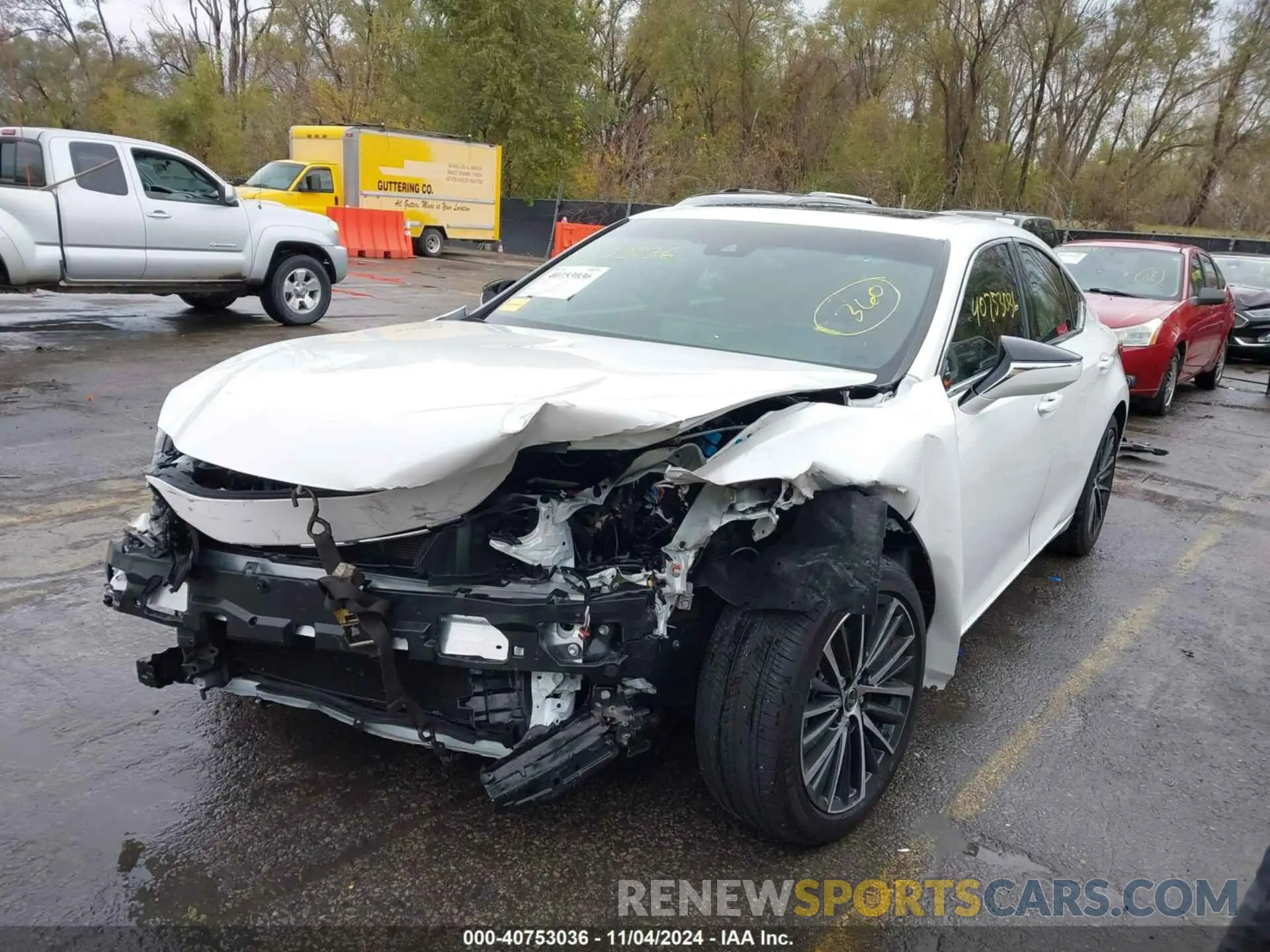 2 Photograph of a damaged car 58ADZ1B12RU177145 LEXUS ES 350 2024
