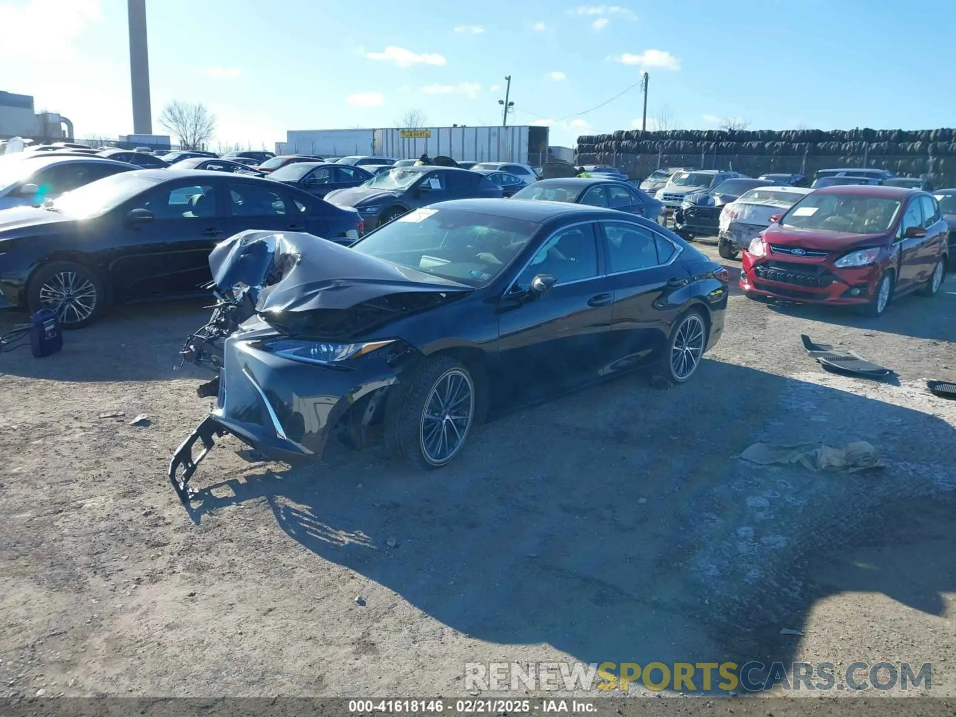 2 Фотография поврежденного автомобиля 58ADZ1B17RU174919 LEXUS ES 350 2024
