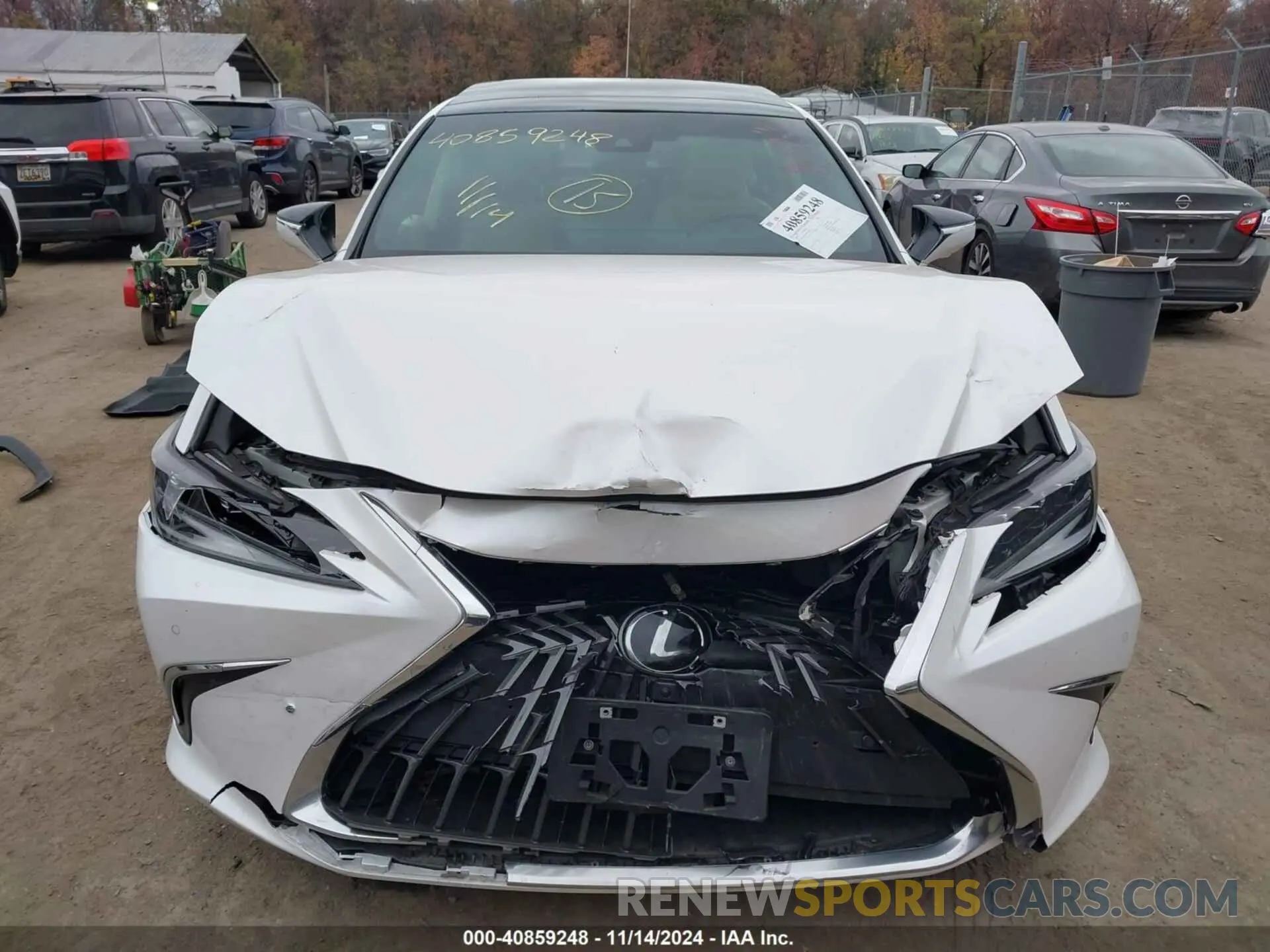 12 Photograph of a damaged car 58AFZ1B18RU161511 LEXUS ES 350 2024