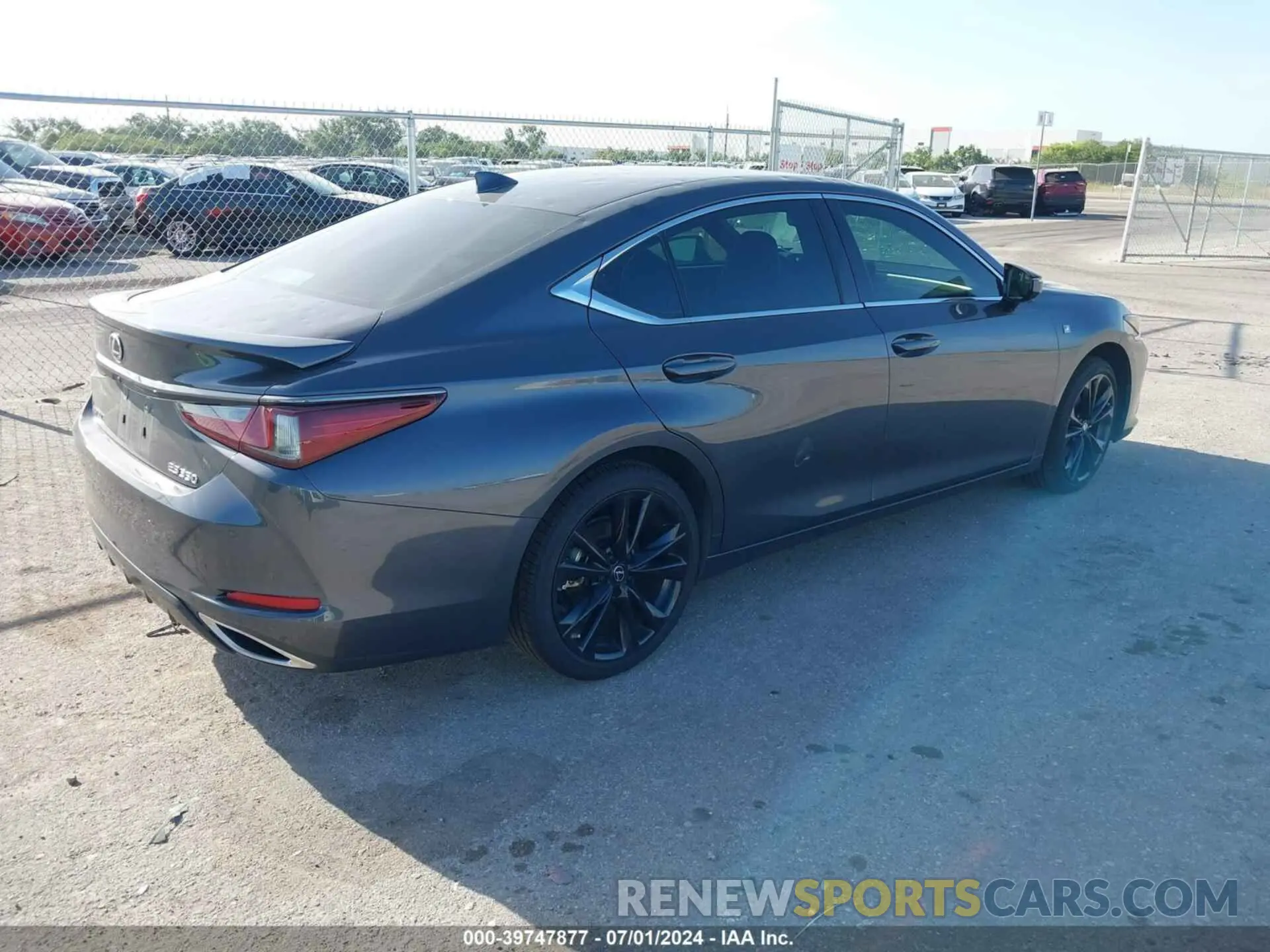 4 Photograph of a damaged car 58AJZ1B14RU165856 LEXUS ES 350 2024