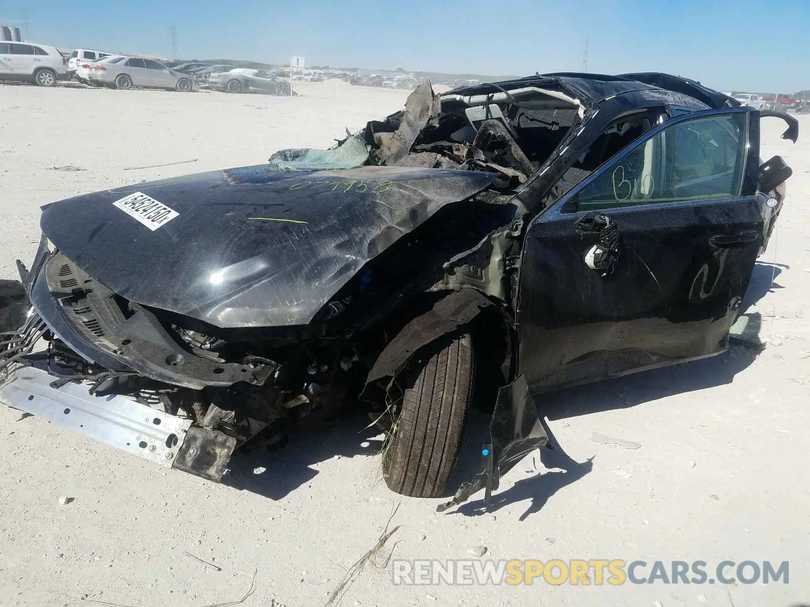 2 Photograph of a damaged car 58ACZ1B19LU079958 LEXUS ES 350 BAS 2020