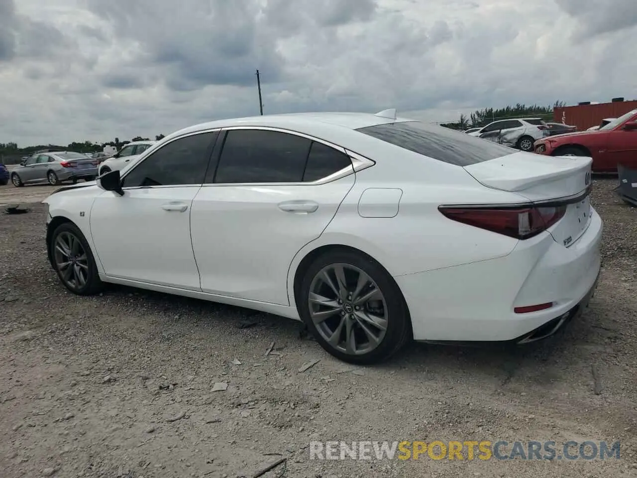 2 Photograph of a damaged car 58AGZ1B14LU059196 LEXUS ES 350 F S 2020