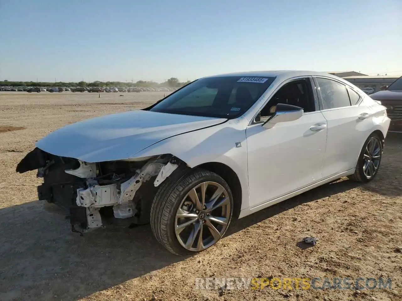 1 Photograph of a damaged car 58AGZ1B16LU075657 LEXUS ES 350 F S 2020