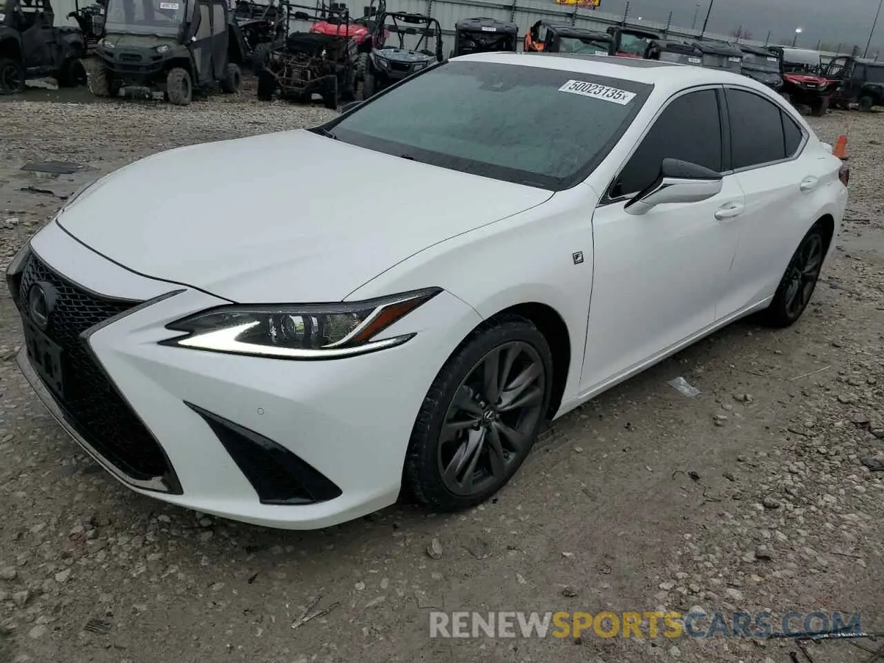 1 Photograph of a damaged car 58AGZ1B17LU064182 LEXUS ES 350 F S 2020