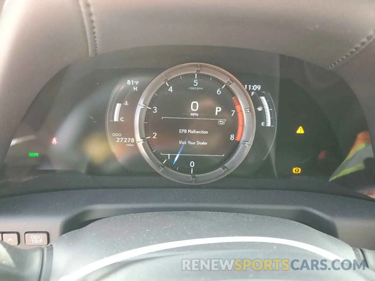 9 Фотография поврежденного автомобиля 58AGZ1B19LU064958 LEXUS ES 350 F S 2020
