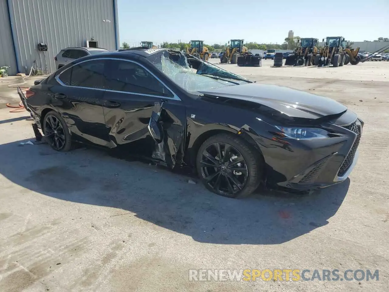 4 Photograph of a damaged car 58AJZ1B19RU175783 LEXUS ES 350 F S 2024