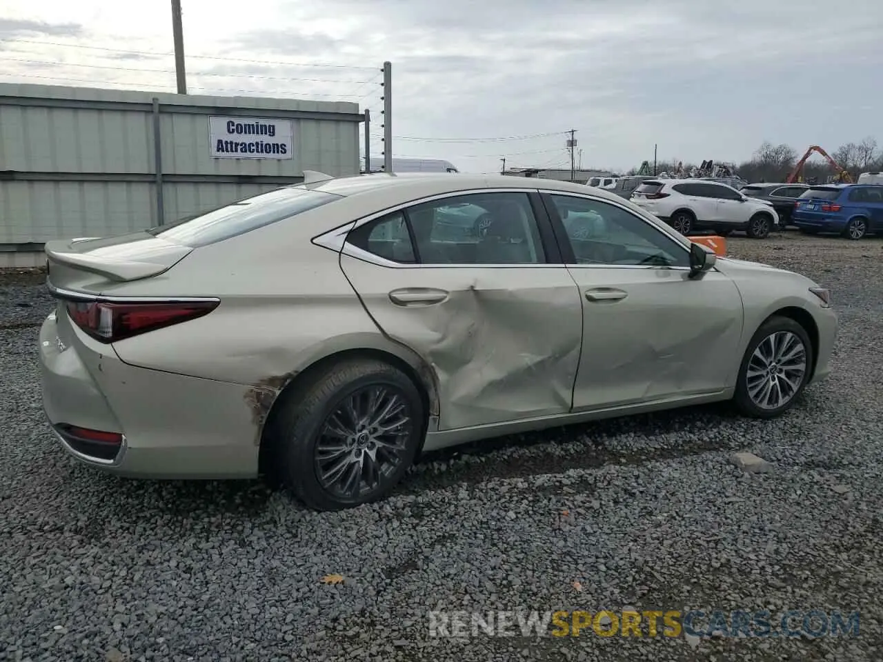 3 Фотография поврежденного автомобиля 58AD11D11MU003340 LEXUS ES250 2021