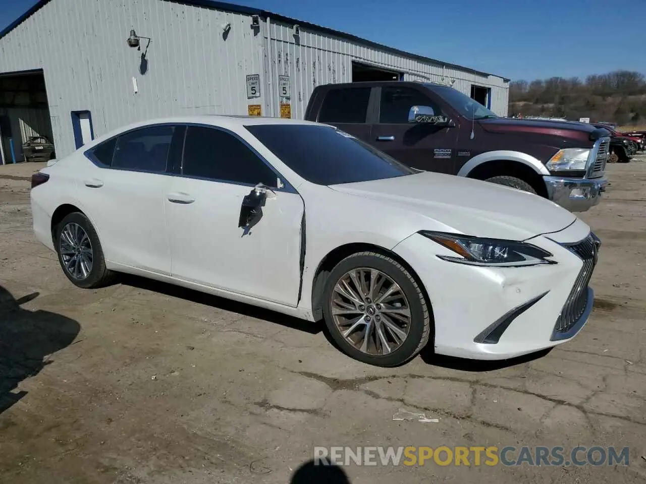 4 Photograph of a damaged car 58AD11D13MU001959 LEXUS ES250 2021