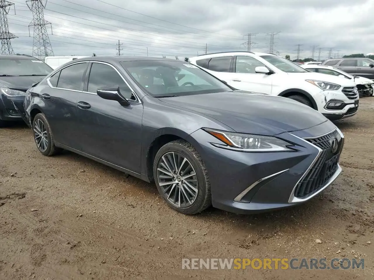 4 Фотография поврежденного автомобиля 58AD11D13NU009089 LEXUS ES250 2022