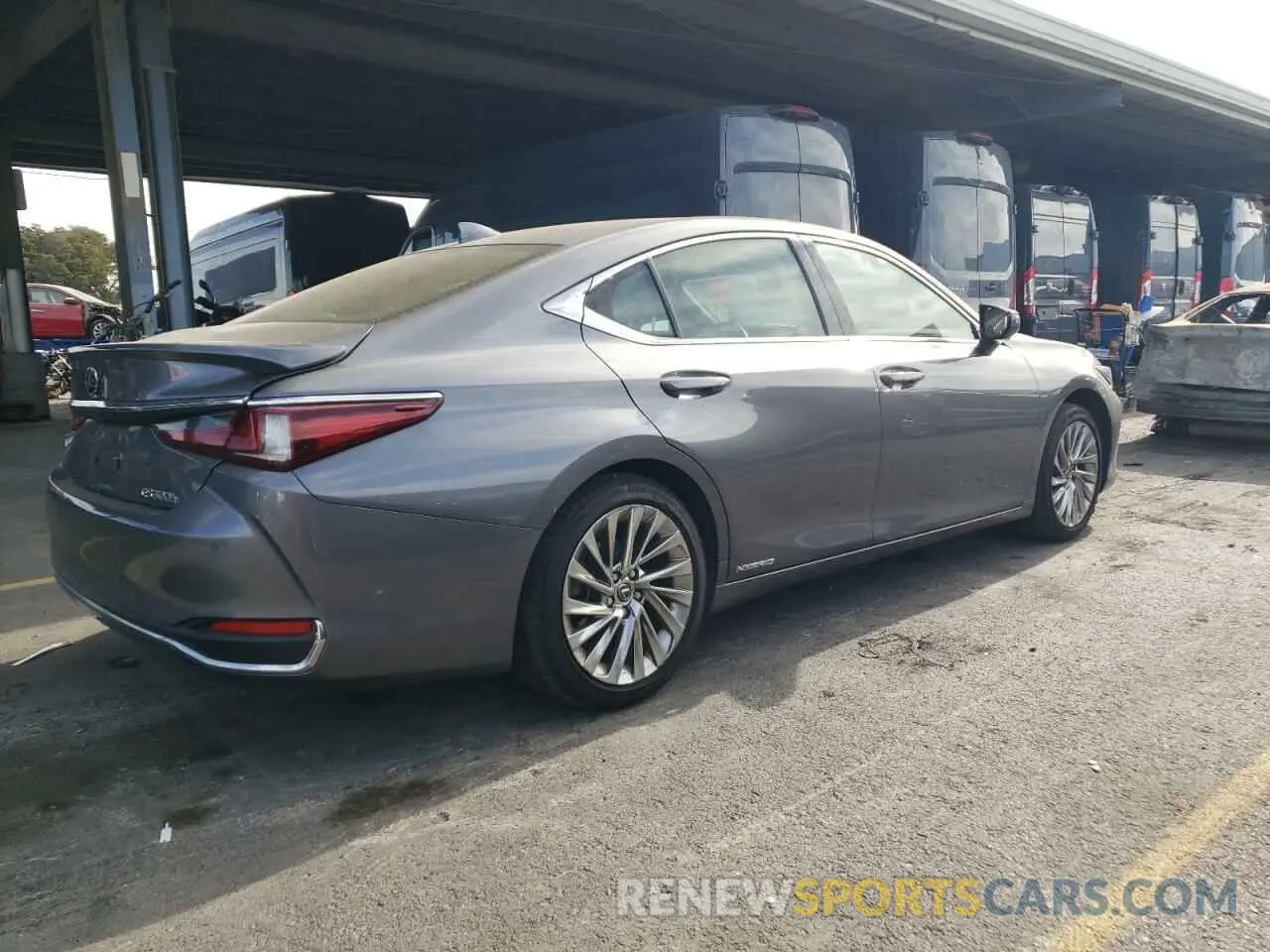 3 Фотография поврежденного автомобиля JTHB21B10K2041202 LEXUS ES300 2019