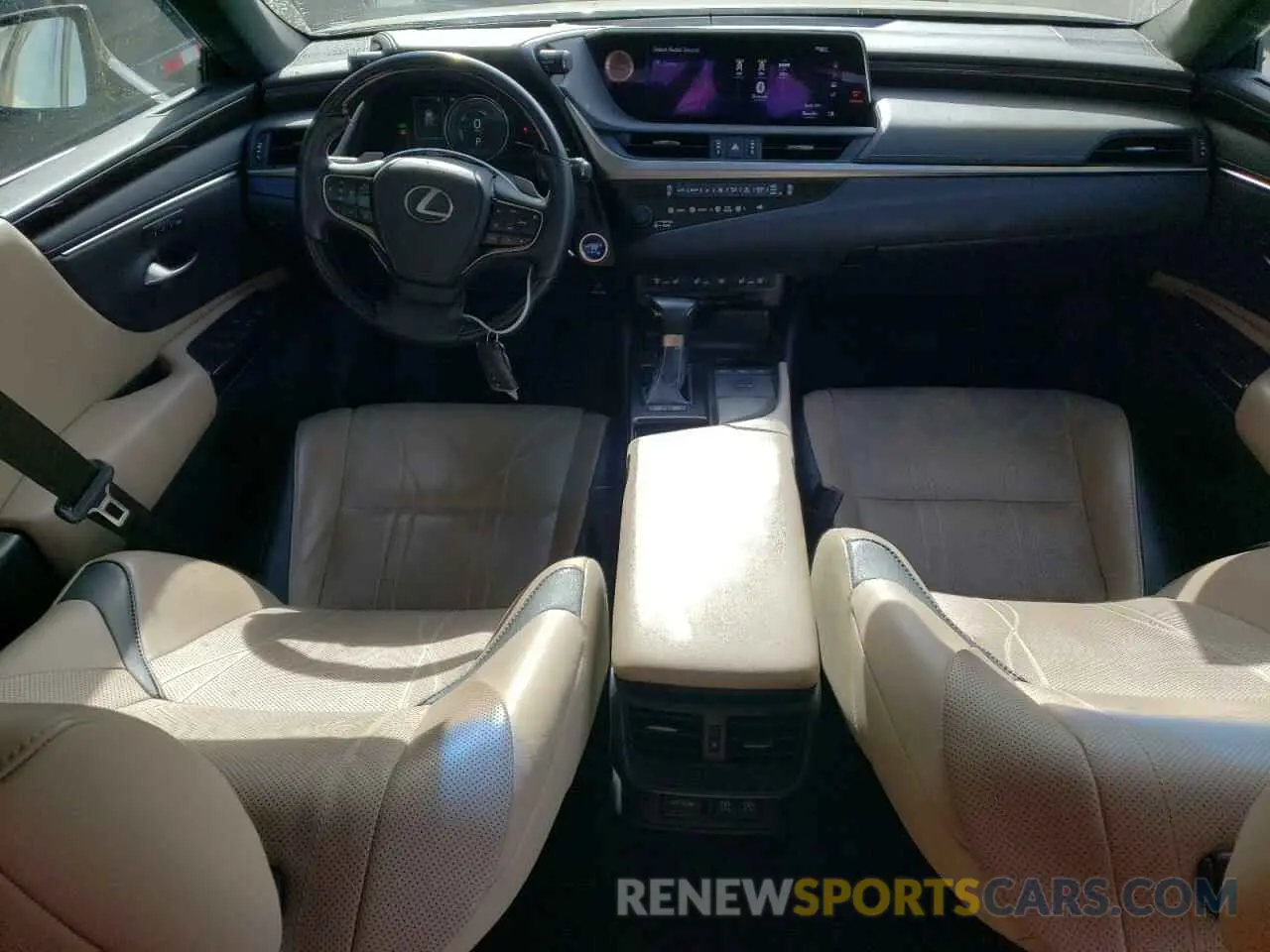8 Фотография поврежденного автомобиля JTHB21B10K2041202 LEXUS ES300 2019