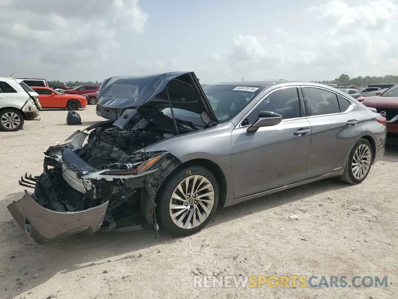 1 Photograph of a damaged car JTHB21B12K2036938 LEXUS ES300 2019