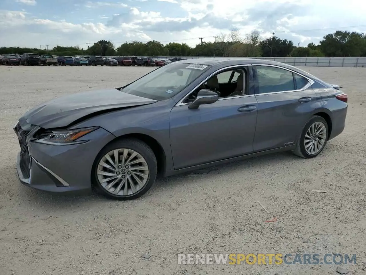 1 Photograph of a damaged car JTHB21B17K2039849 LEXUS ES300 2019