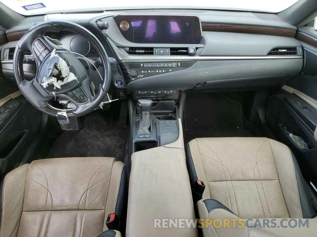 8 Photograph of a damaged car JTHB21B17K2039849 LEXUS ES300 2019