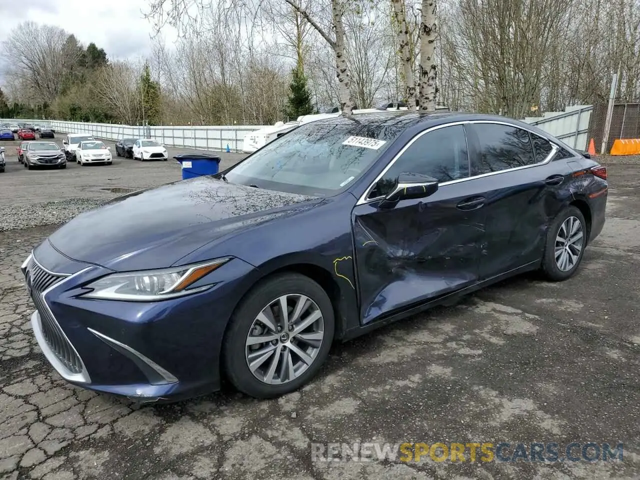 1 Photograph of a damaged car 58AD21B11LU004812 LEXUS ES300 2020