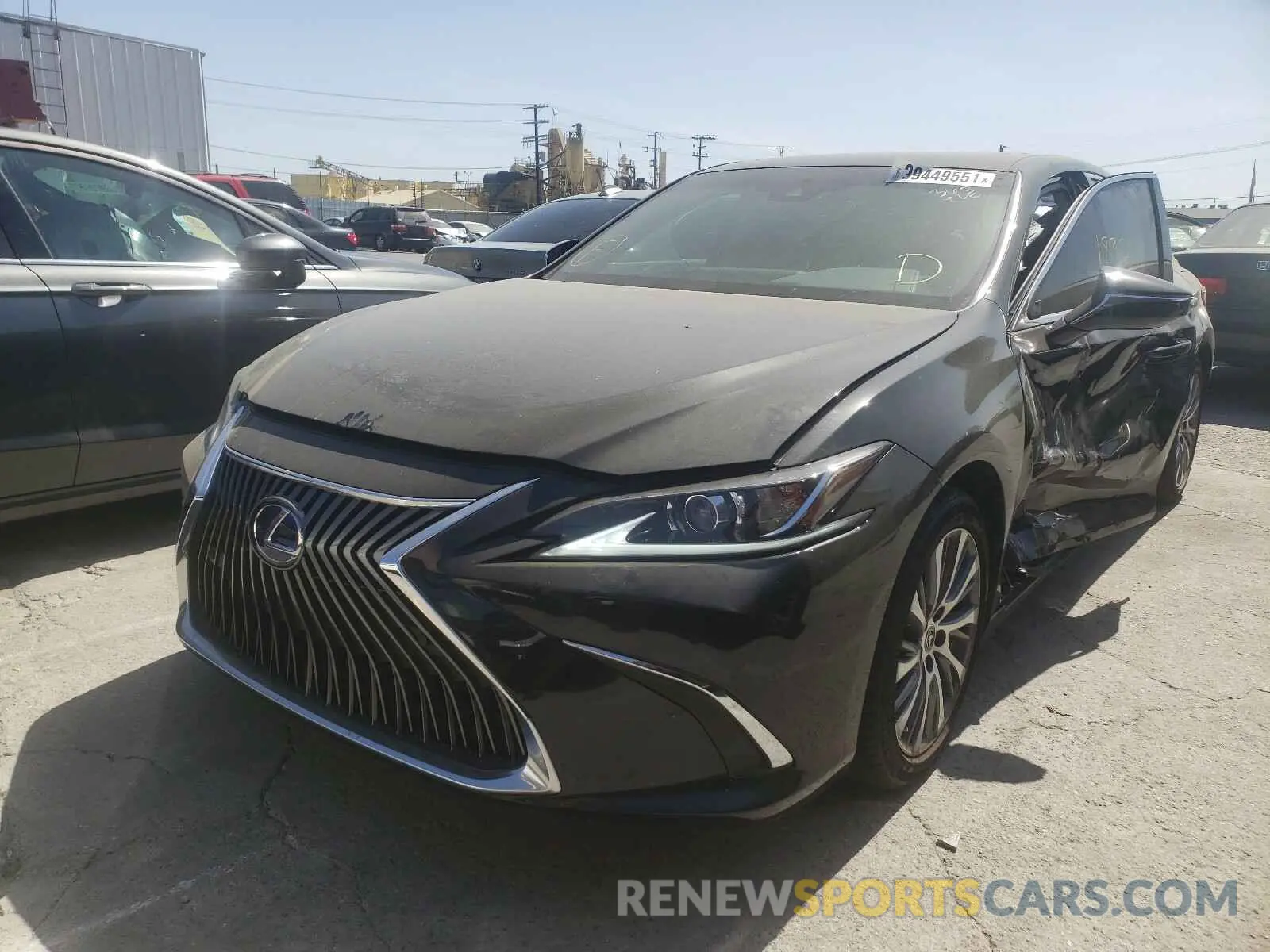 2 Photograph of a damaged car 58AD21B16LU011514 LEXUS ES300 2020