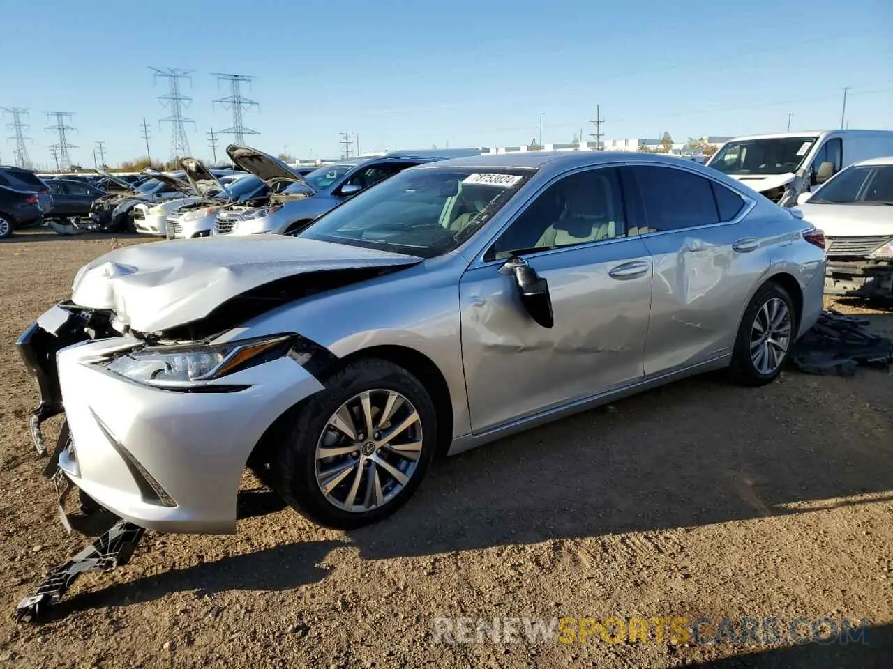 1 Photograph of a damaged car 58ADA1C13MU002448 LEXUS ES300 2021