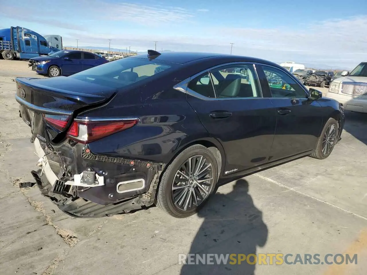 3 Photograph of a damaged car 58ADA1C18NU019523 LEXUS ES300 2022