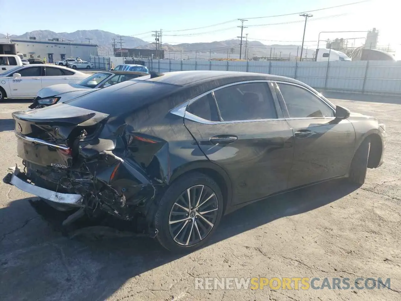 3 Photograph of a damaged car 58ADA1C18NU024057 LEXUS ES300 2022