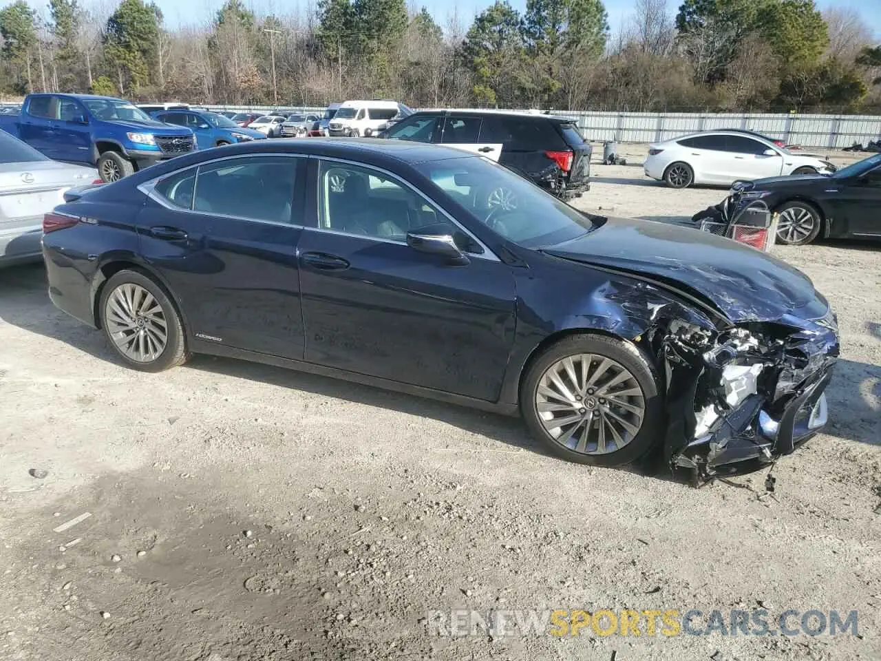 4 Фотография поврежденного автомобиля 58AEA1C14NU017563 LEXUS ES300 2022