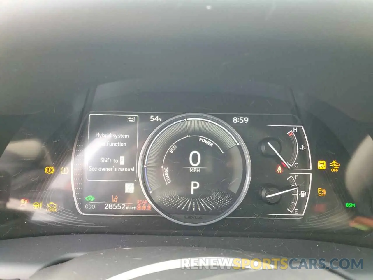 9 Фотография поврежденного автомобиля 58AEA1C19NU025089 LEXUS ES300 2022