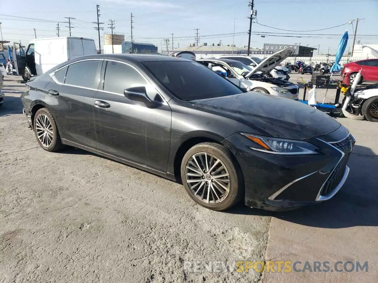 4 Photograph of a damaged car 58ADA1C19PU029786 LEXUS ES300 2023