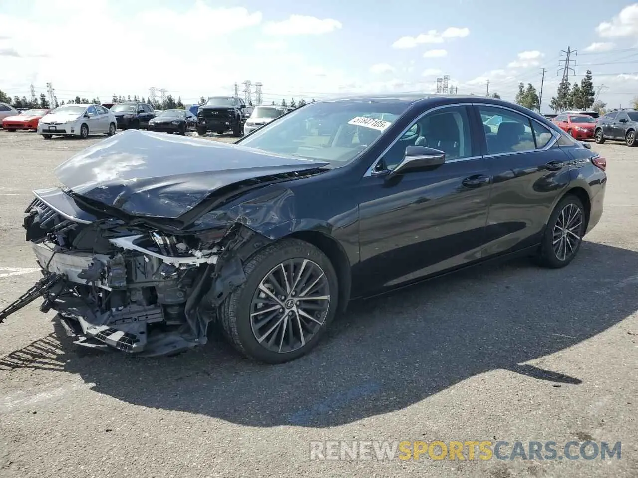 1 Photograph of a damaged car 58ADA1C14RU041377 LEXUS ES300 2024