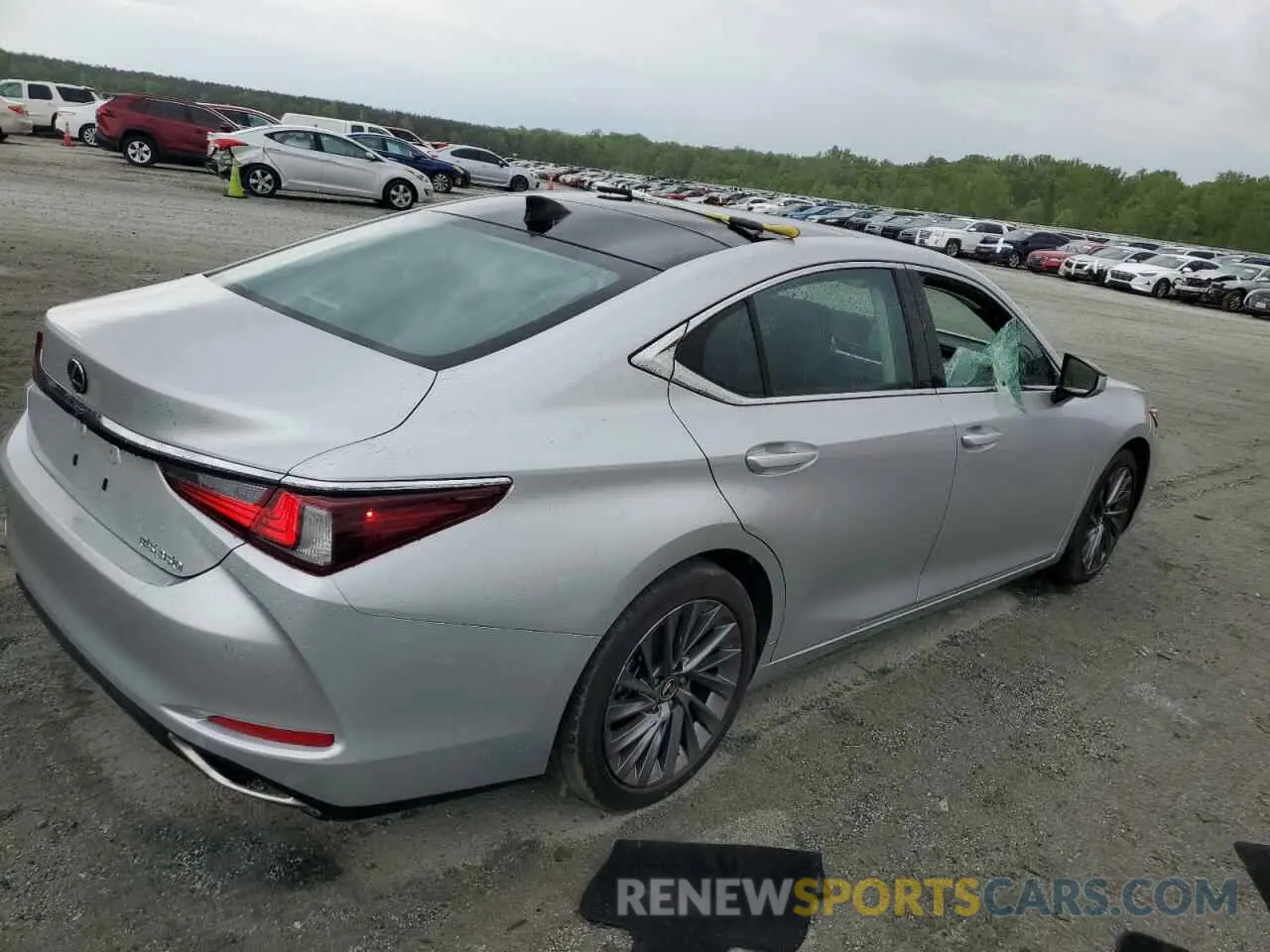 3 Photograph of a damaged car 58ABZ1B10KU013325 LEXUS ES350 2019