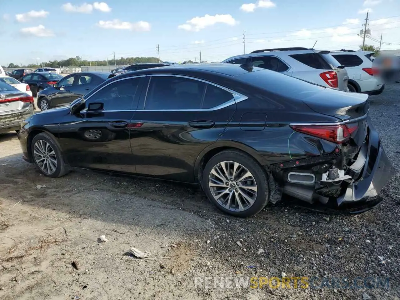 2 Photograph of a damaged car 58ABZ1B10KU042761 LEXUS ES350 2019