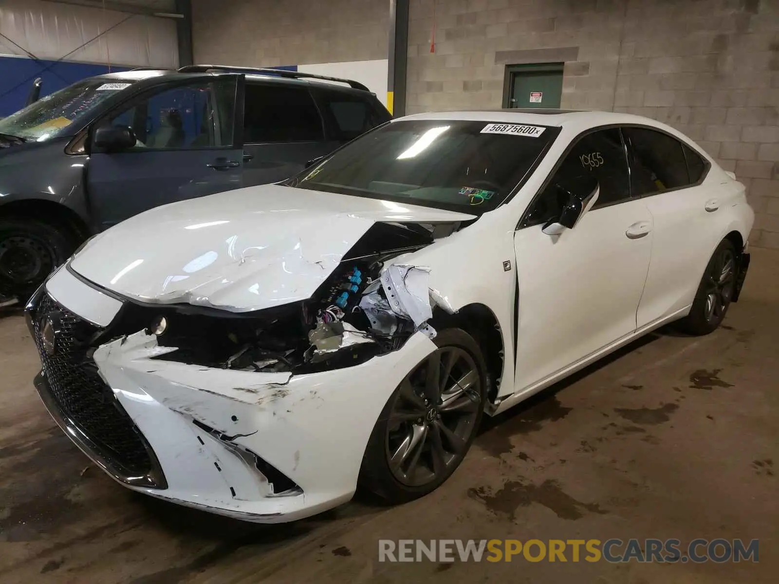 2 Photograph of a damaged car 58ABZ1B11KU035608 LEXUS ES350 2019