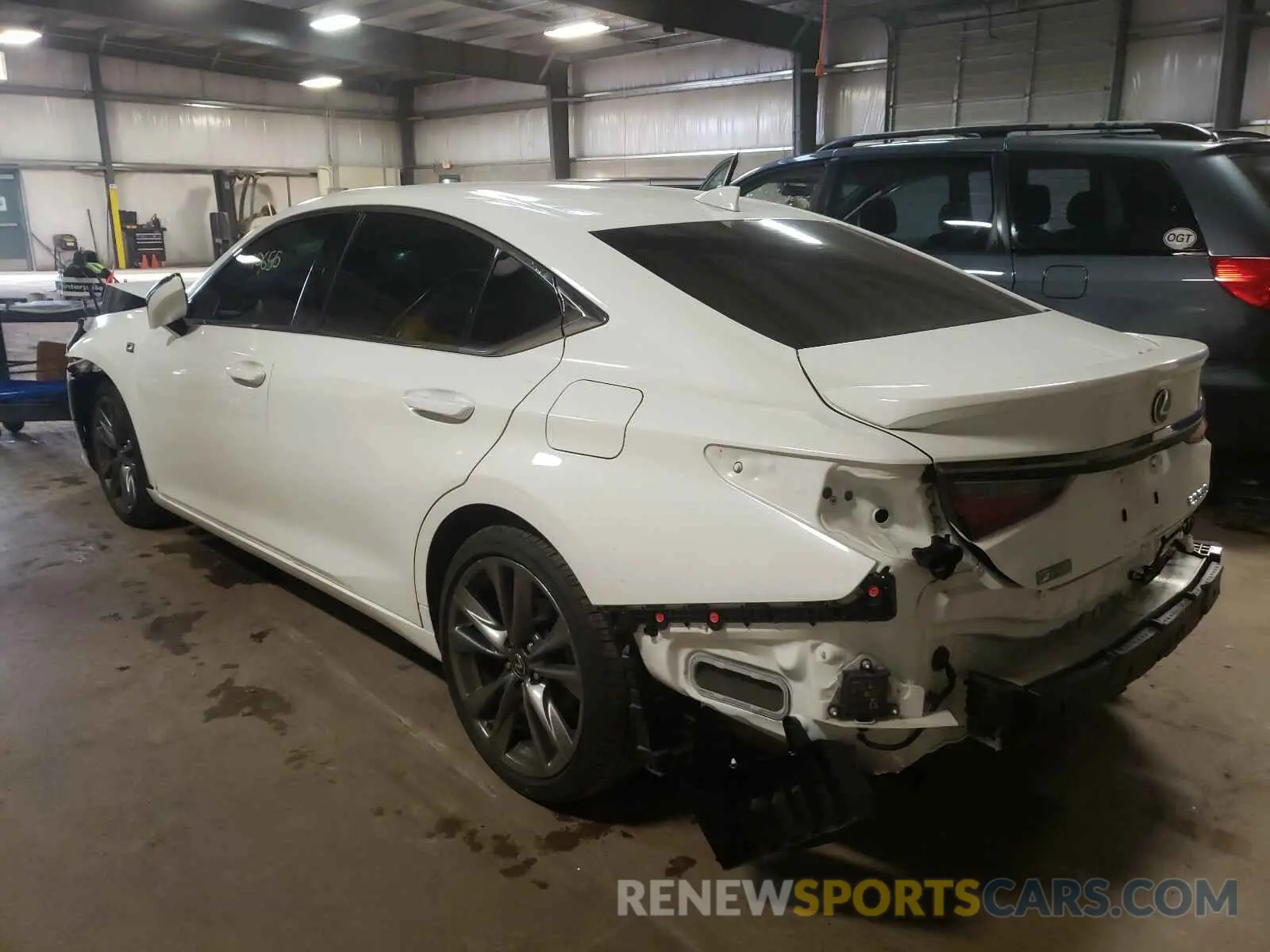 3 Photograph of a damaged car 58ABZ1B11KU035608 LEXUS ES350 2019