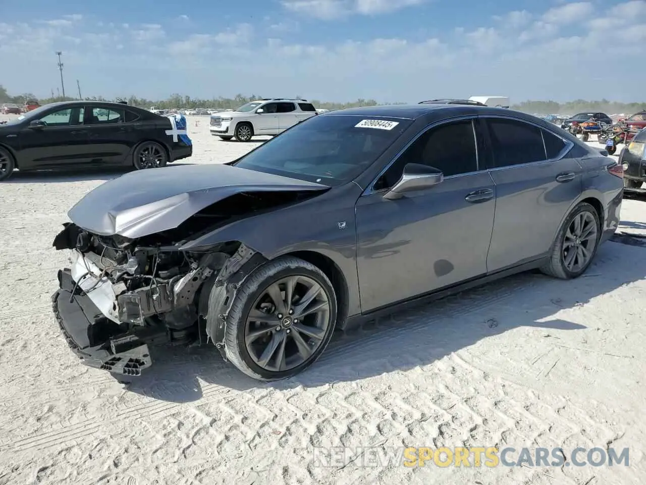 1 Photograph of a damaged car 58ABZ1B11KU045474 LEXUS ES350 2019