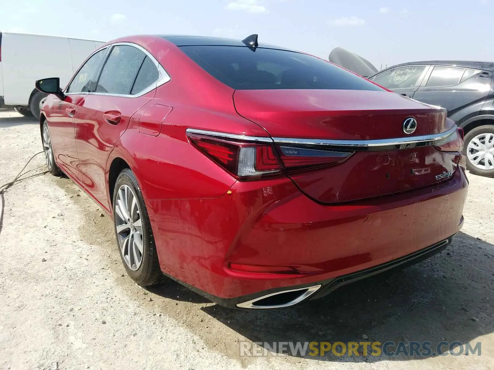 3 Photograph of a damaged car 58ABZ1B14KU011674 LEXUS ES350 2019