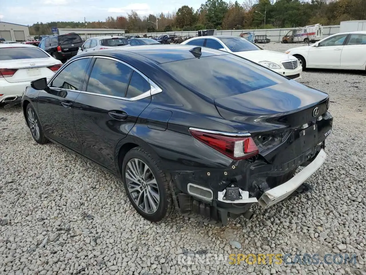 3 Photograph of a damaged car 58ABZ1B14KU033237 LEXUS ES350 2019