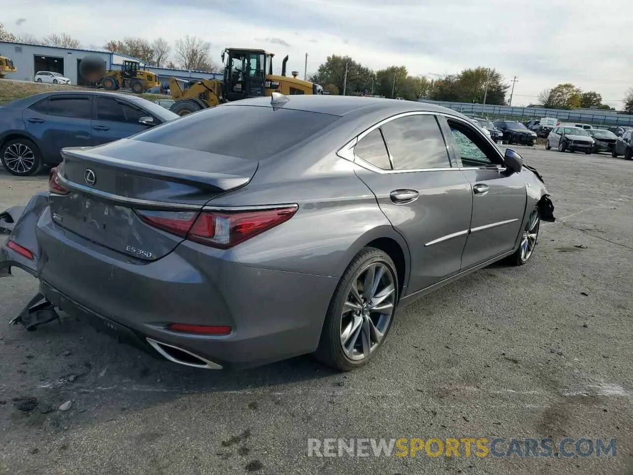 3 Photograph of a damaged car 58ABZ1B15KU012848 LEXUS ES350 2019