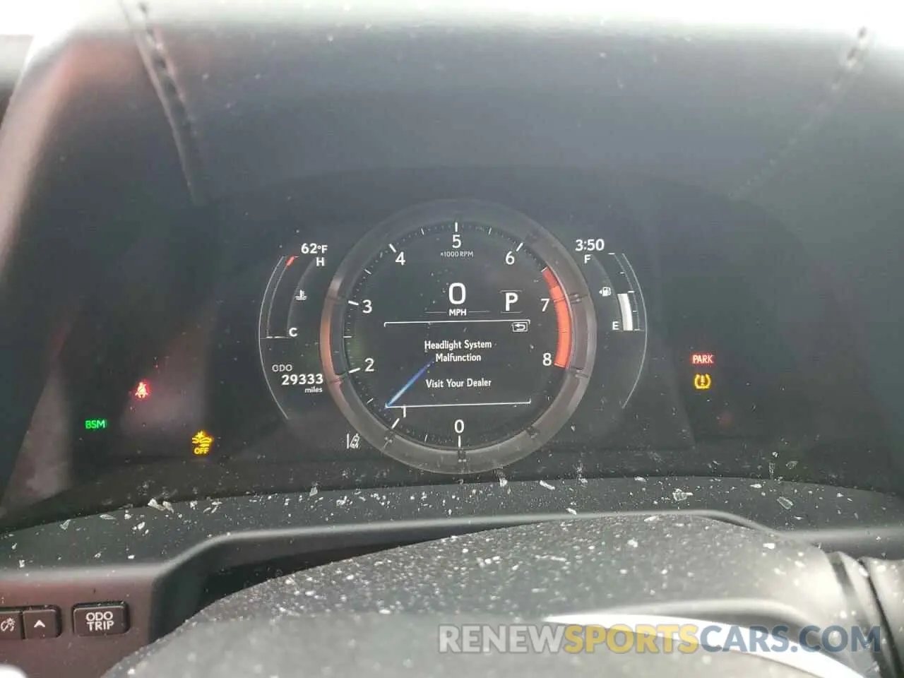9 Photograph of a damaged car 58ABZ1B15KU012848 LEXUS ES350 2019