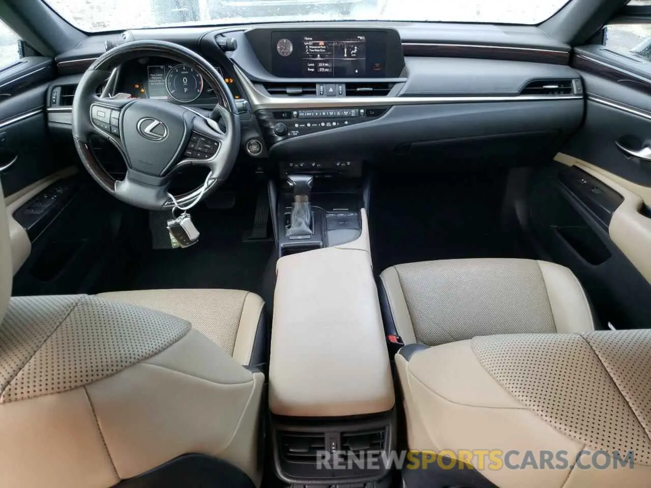 8 Photograph of a damaged car 58ABZ1B15KU014518 LEXUS ES350 2019