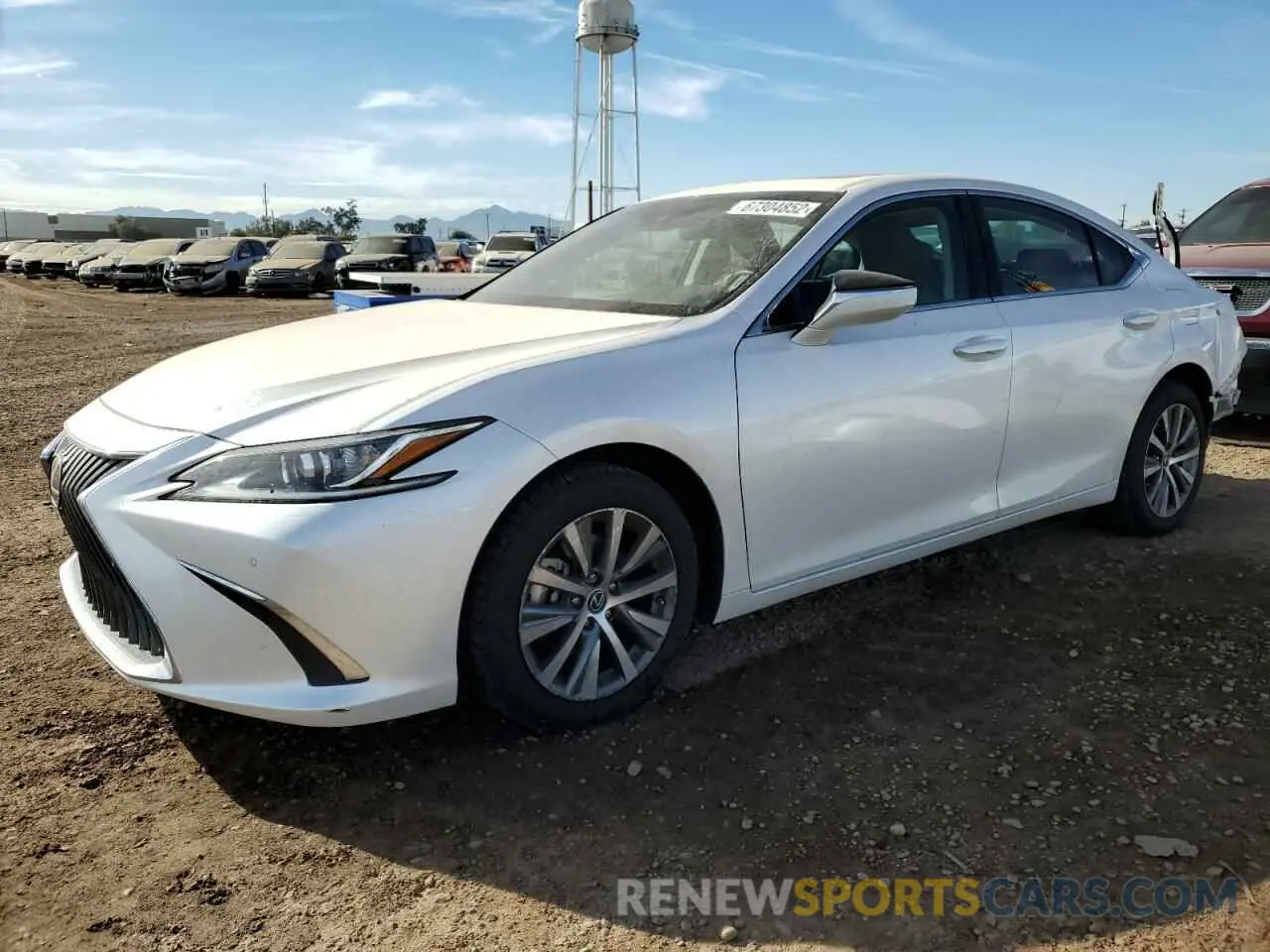 1 Photograph of a damaged car 58ABZ1B15KU044327 LEXUS ES350 2019