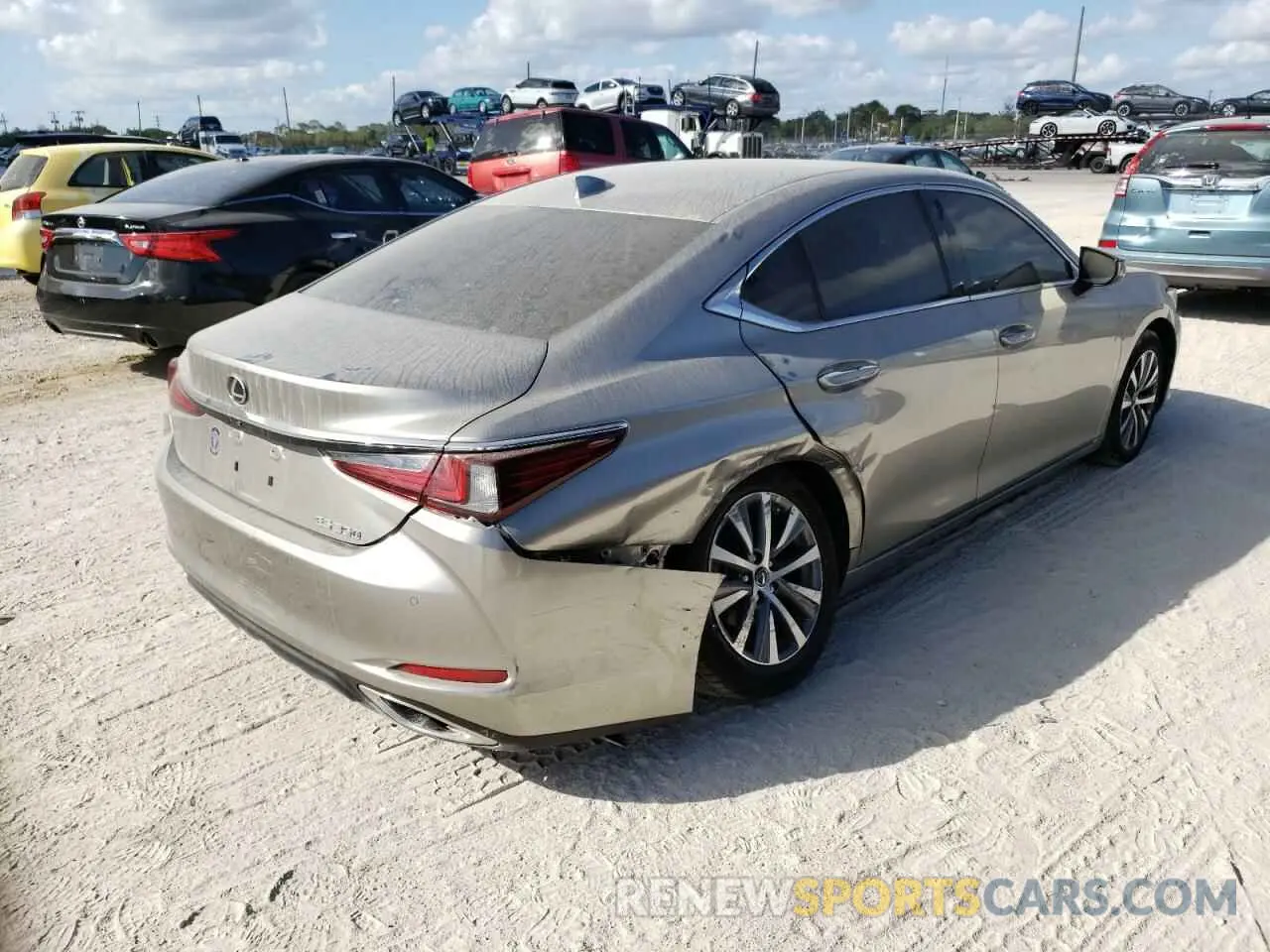 3 Фотография поврежденного автомобиля 58ABZ1B16KU023955 LEXUS ES350 2019