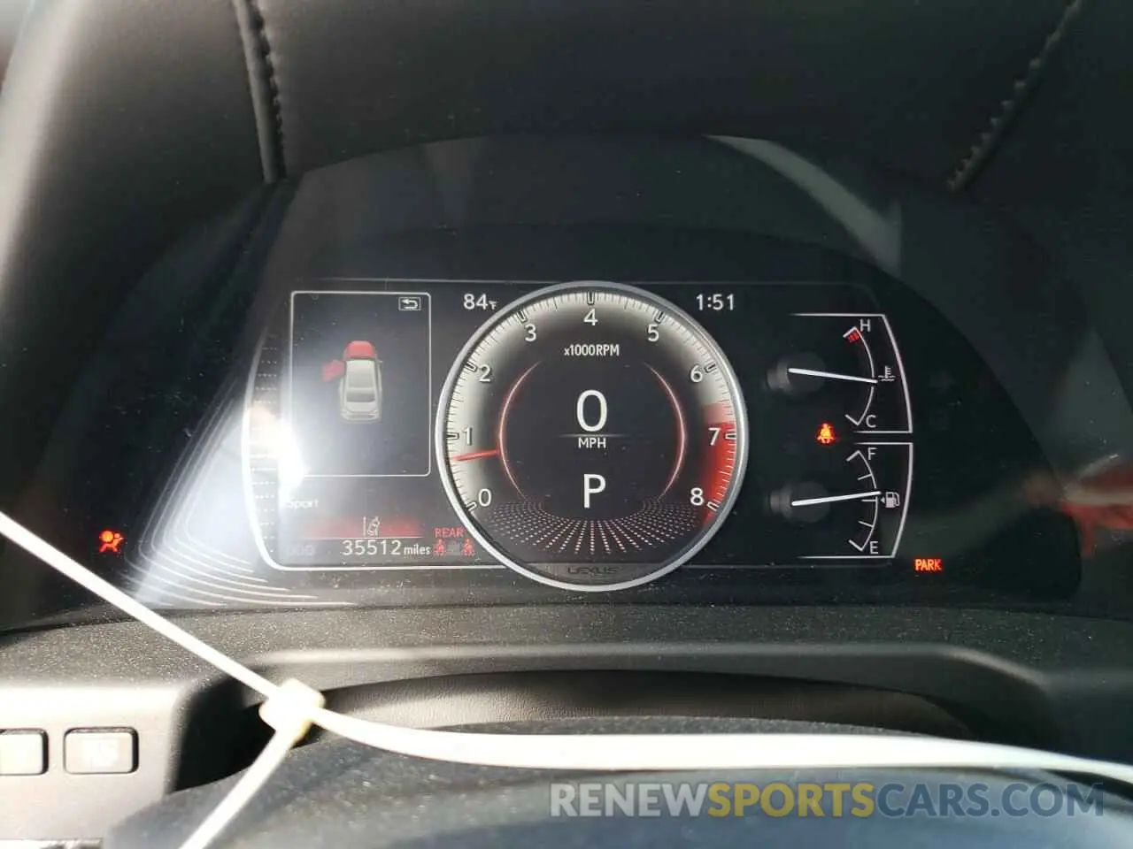 9 Фотография поврежденного автомобиля 58ABZ1B16KU023955 LEXUS ES350 2019